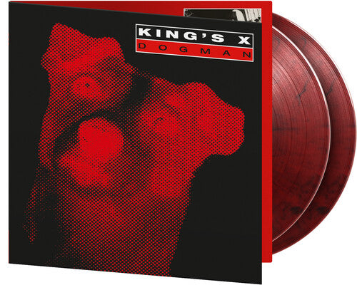 King's X - Dogman - Edición limitada desplegable de vinilo de 180 gramos, color mármol negro y rojo (vinilo)