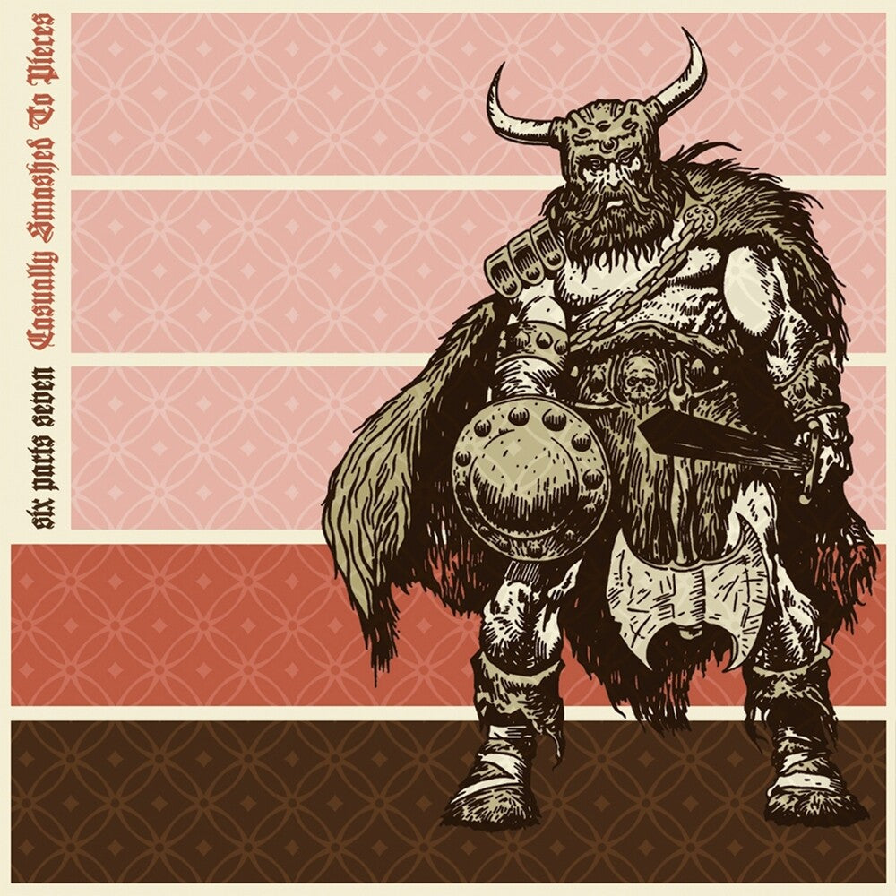 the album cover for Six Parts Seven - Casually Smashed To Pieces [Clear Vinyl] (Can)