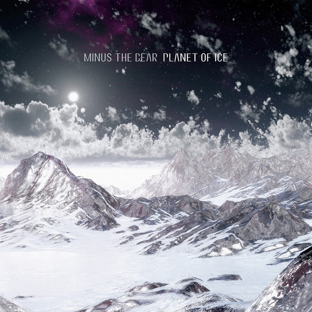 the album cover for Minus The Bear - Planet Of Ice [Colored Vinyl] (Can)