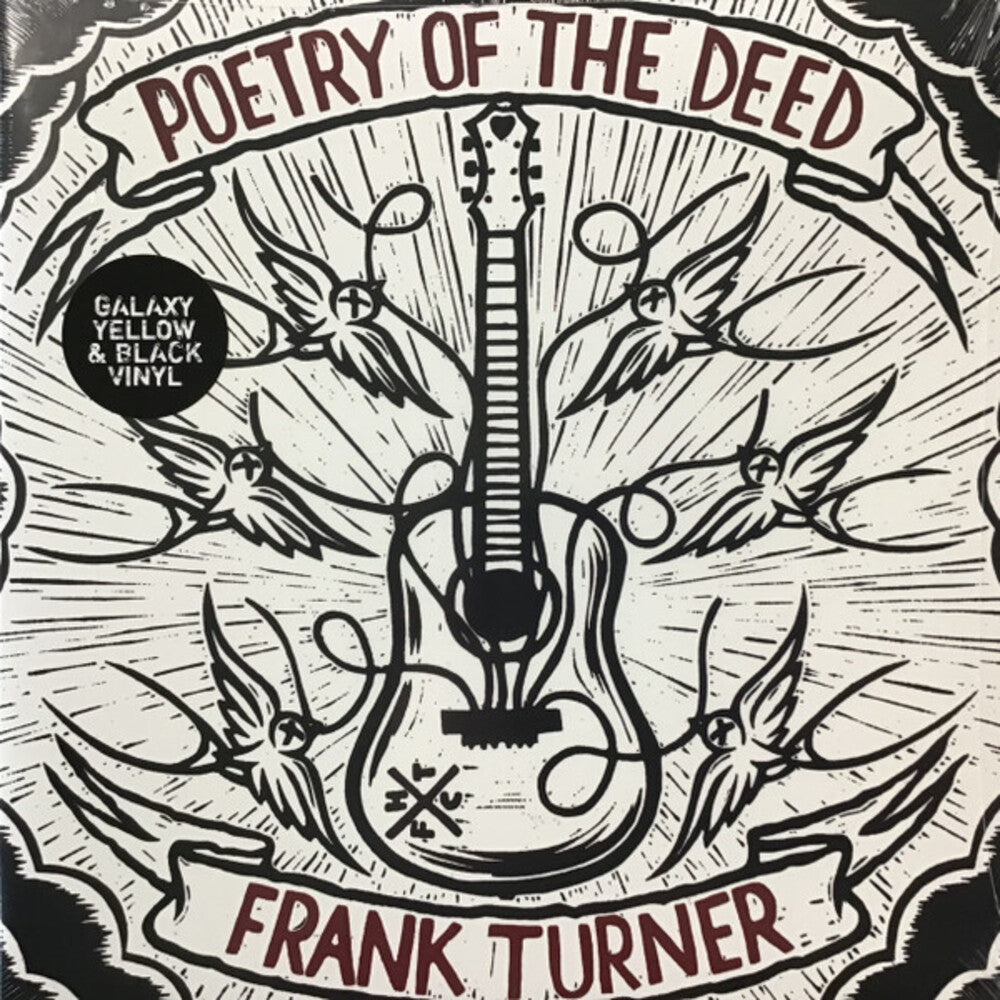 the album cover for Frank Turner - Poetry Of The Deed (Blk) [Colored Vinyl] (Ylw) (Uk)