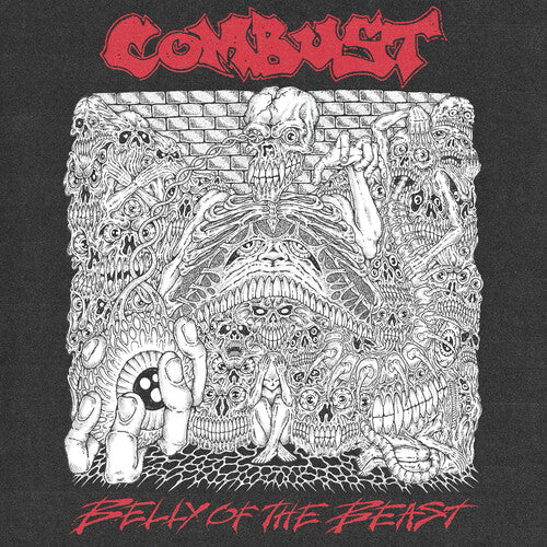 Combust - Belly of the Beast (IEX) Cloudy Black Ice (Vinilo)