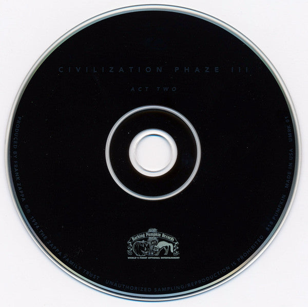 Frank Zappa : Civilization Phaze III (2xCD, Album, ARC)