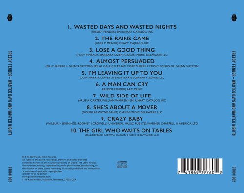 Freddy Fender - Wasted Days and Wasted Nights (CD)