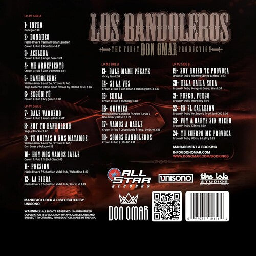Don Omar - Los Bandoleros (Vinyl)