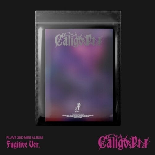 Plave - Caligo Pt.1 - Fugitive Version - 64ページフォトブック、フォトカードパック、3Dレンチキュラーフォトカード、Starshadフォトカード + ロゴステッカー（CD）付き