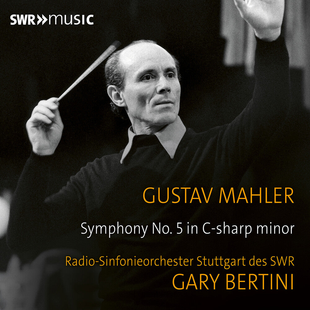 the album cover for Mahler - Gary Bertini Conducts Mahler's Symphony No. 5