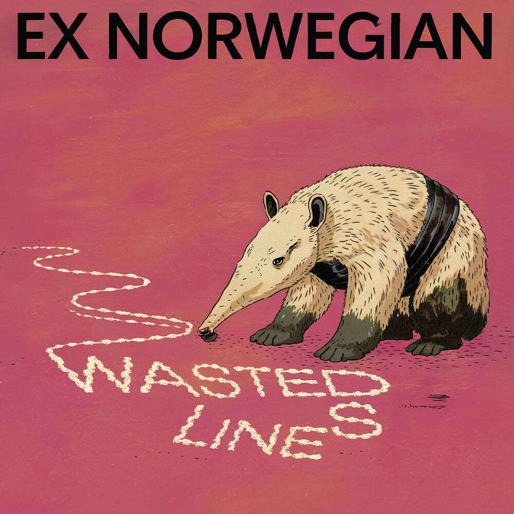 the album cover for Ex Norwegian - Wasted Lines - 2025 Remaster [Remastered]