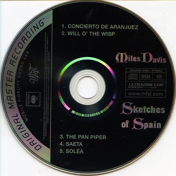 Miles Davis : Sketches Of Spain (SACD, Hybrid, Album, Ltd, Num, RE, RM)