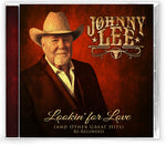 the album cover for Johnny Lee - Lookin' For Love & Other Great Hits - Re-Recorded