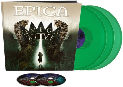 Epica - Omega Alive - Earbook Green (Vinyl)