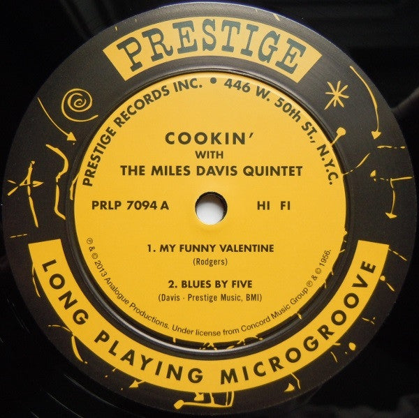 Buy The Miles Davis Quintet : Cookin' With The Miles Davis Quintet