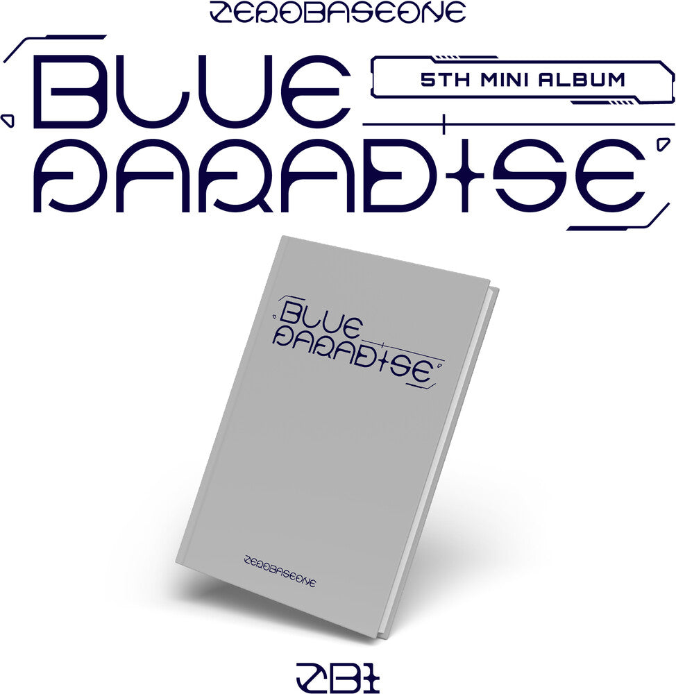 the album cover for Zerobaseone - Blue Paradise [Hide Ver.] (Post) (Wbdg) (Phob)
