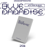 the album cover for Zerobaseone - Blue Paradise [Hide Ver.] (Post) (Wbdg) (Phob)