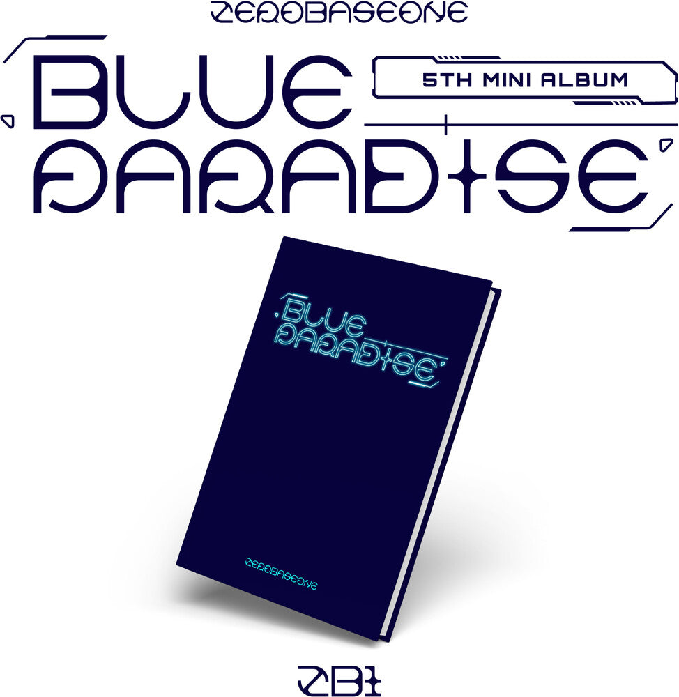 the album cover for Zerobaseone - Blue Paradise [Seek Ver.] (Post) (Wbdg) (Phob)
