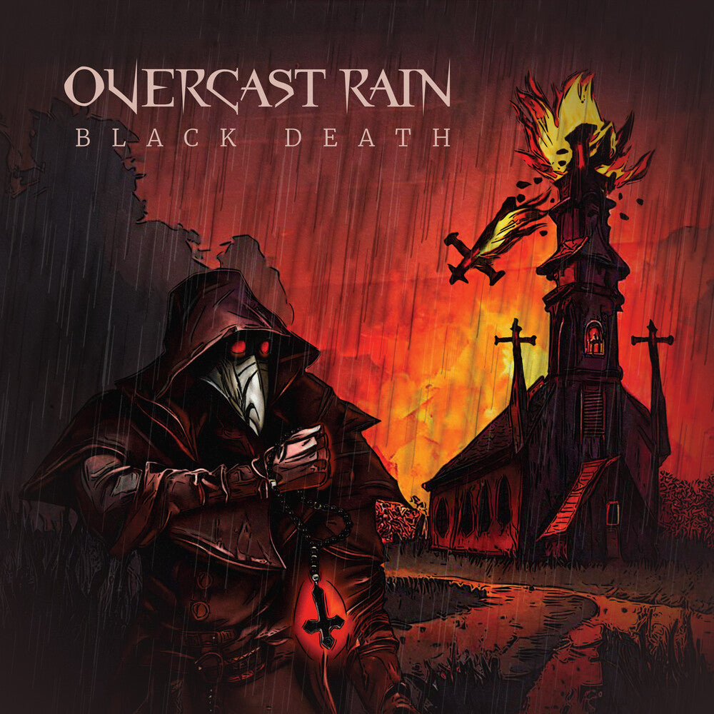 the album cover for Overcast Rain - Black Death