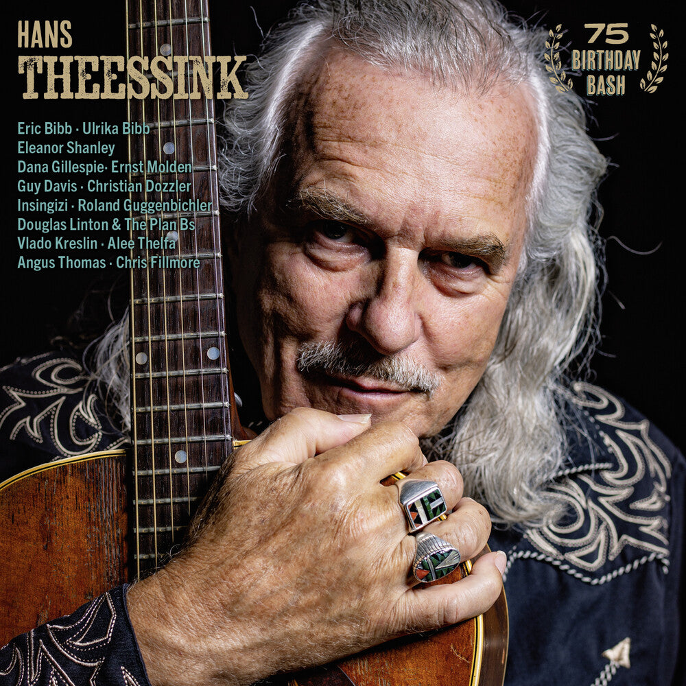 the album cover for Hans Theessink - 75 Birthday Bash