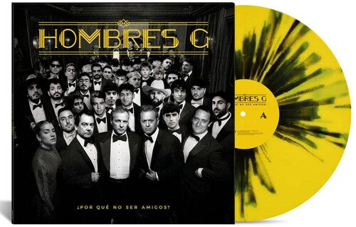 Hombres G - ¿Por Que No Ser Amigos? - Vinilo Ltd con salpicaduras amarillas y negras (vinilo)