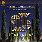 the album cover for Philharmonic Brass - Italiana!