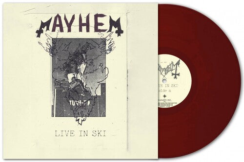 Mayhem - Live In Ski - Vinilo color sangre de 140 g con cara B grabada (vinilo)