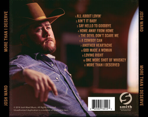 Josh Ward - More Than I Deserve (CD)