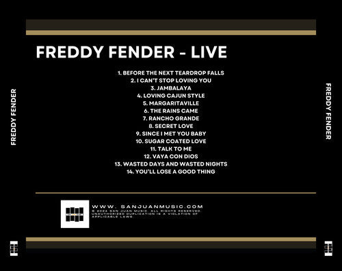 Freddy Fender - Freddy Fender - LIVE (CD)