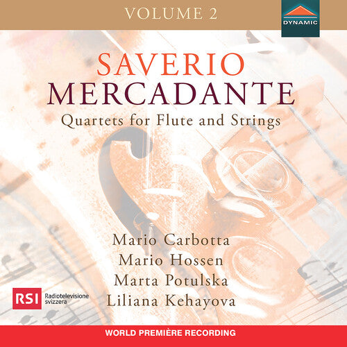 Nikolay Shugaev - Saverio Mercadante, Quartets for Flute & Strings, Vol. 2 (CD)