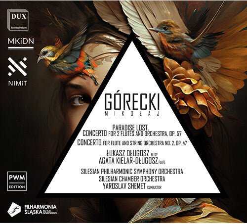 Richard Lin - Mikolaj Piotr Gorecki: Paradise Lost - Concerto for 2 flutes and orchestra, Op. 57, Concerto for Flute and String Orchestra No. 2, Op. 47 (CD)