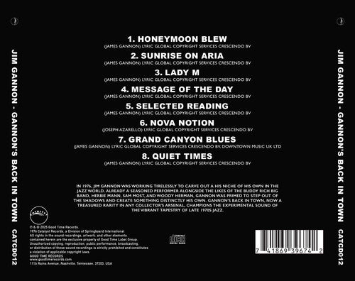 Jim Gannon - Gannon's Back in Town (CD)