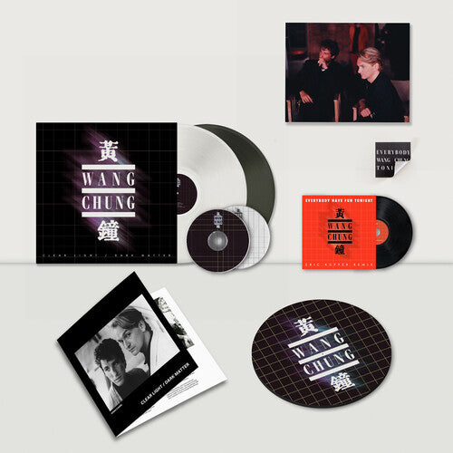 Wang Chung - Clear Light / Dark Matter - Clear White & Black Ice (Vinyl)