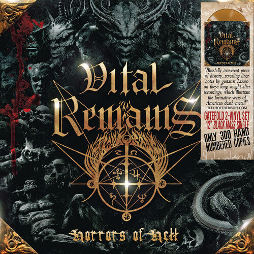 Vital Remains - Horrors of Hell - Damnation Gold (Vinyl)