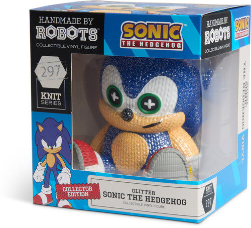 Handmade by Robots - Sonic the Hedgehog - Sonic #297 (Glitter)