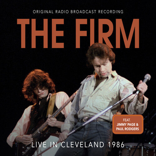 The Firm - LIVE IN CLEVELAND 1986 (CD)