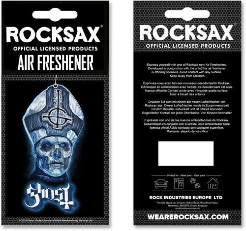 Rocksax Ghost Papa Blue Logo Air Freshener