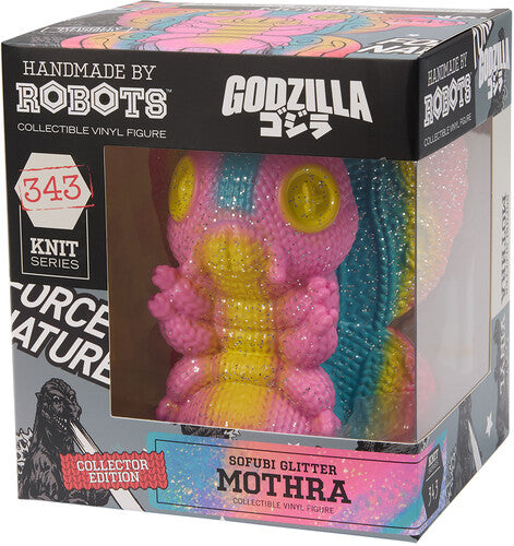 Handmade by Robots - Godzilla - Mothra (Sofubi Spray Glitter) (Merch)