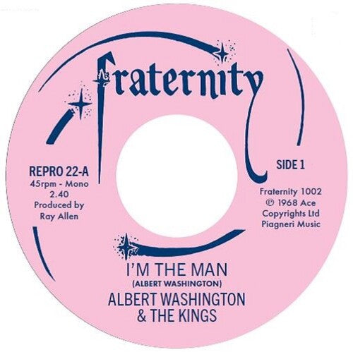 Albert Washington - I'm The Man / Case Of The Blues (Vinyl)