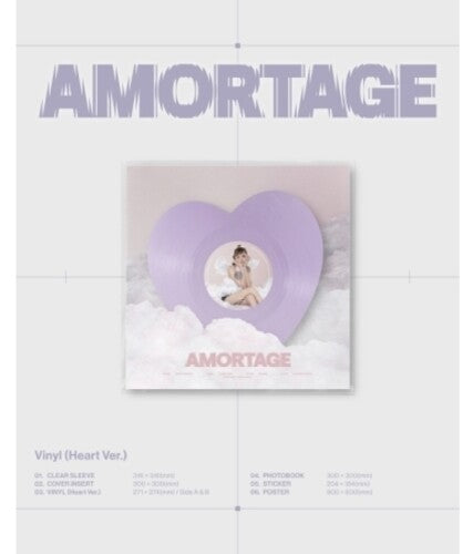 Jisoo - Amortage - Heart Version - incl. Photobook, Sticker + Poster (Vinyl)