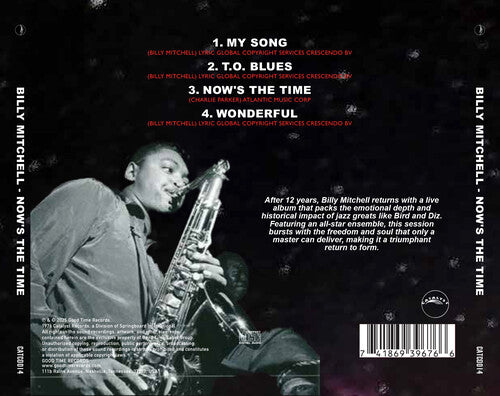 Billy Mitchell - Now's the Time (CD)