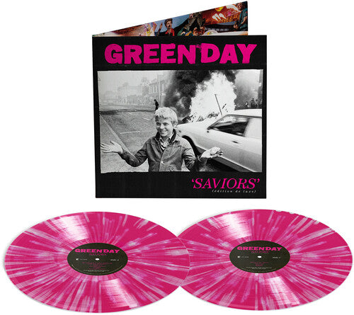 Green Day - Saviors (édition de luxe) [Hot Pink with White Splatter 2LP] (Vinyl)