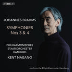 the album cover for Philharmonisches Staatsorchester Hamburg - Brahms: Syms Nos. 3 & 4