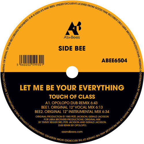 A Touch of Class - Let Me Be Your Everything (Vinyl)