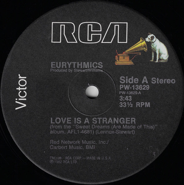 Eurythmics : Love Is A Stranger (12", Single)