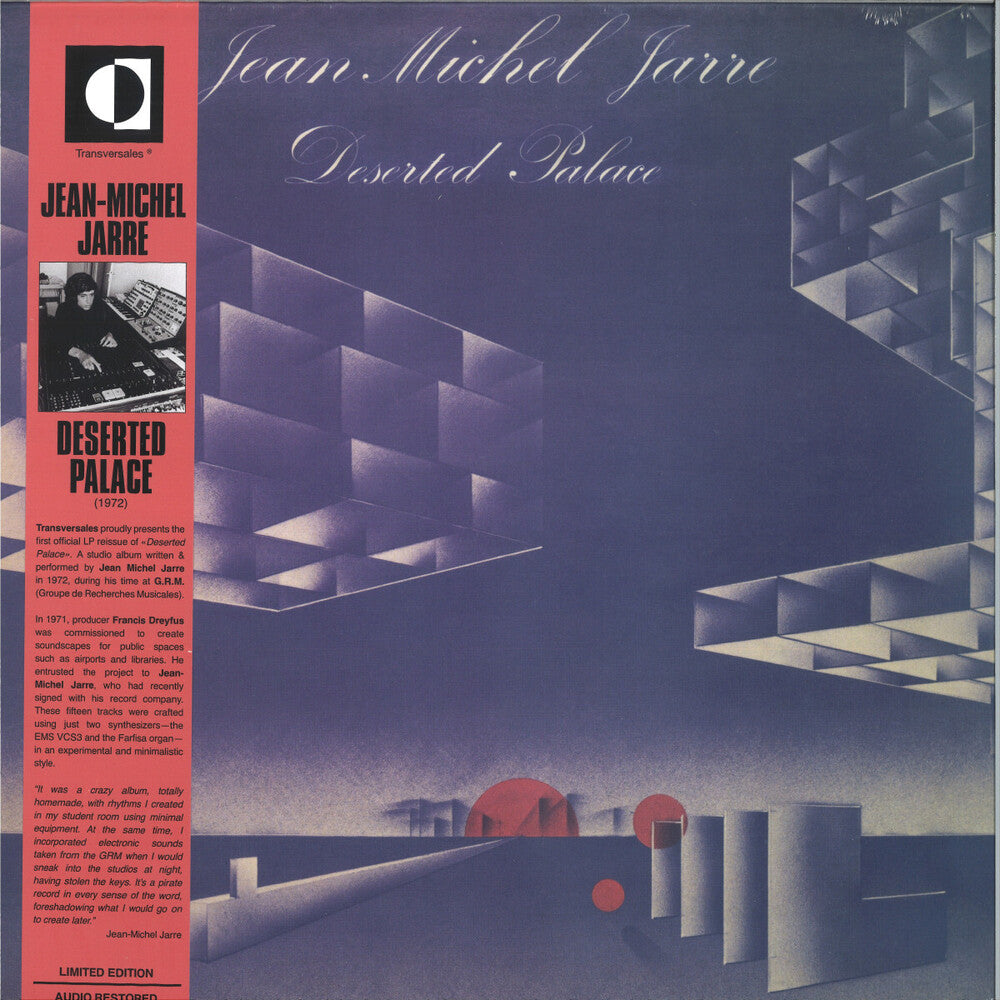 the album cover for Jean JarreMichel (Ita) - Deserted Palace (Ita)