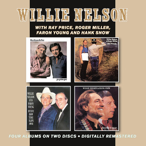 [PRE-ORDER] Willie Nelson - San Antonio Rose / Old Friends / Funny How Time Slips Away / Brand On My Heart (CD)