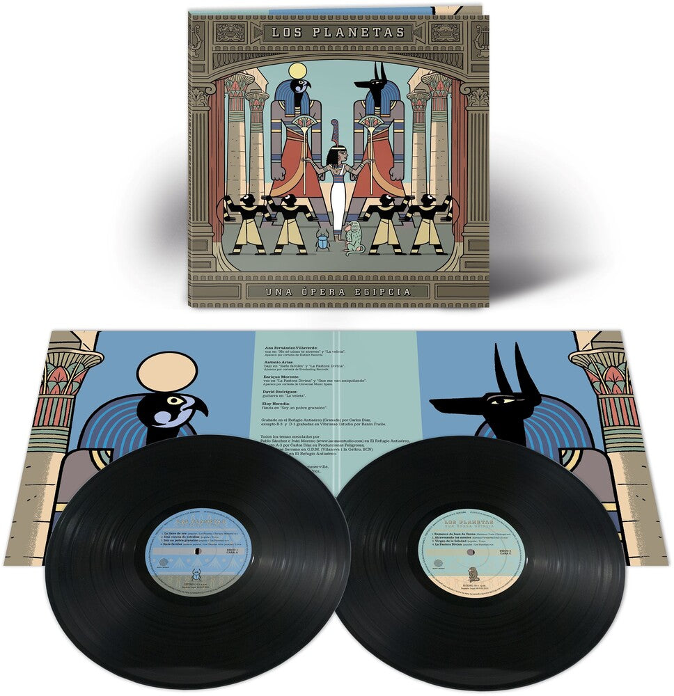 the album cover for Los Planetas - Una Opera Egipcia (Spa)
