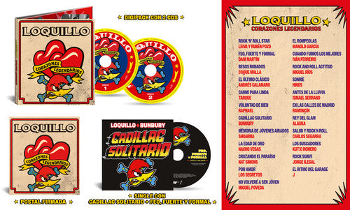 [PRE-ORDER] Loquillo - Corazones Legendarios - Ltd Edition 2CD+CD Single (CD)
