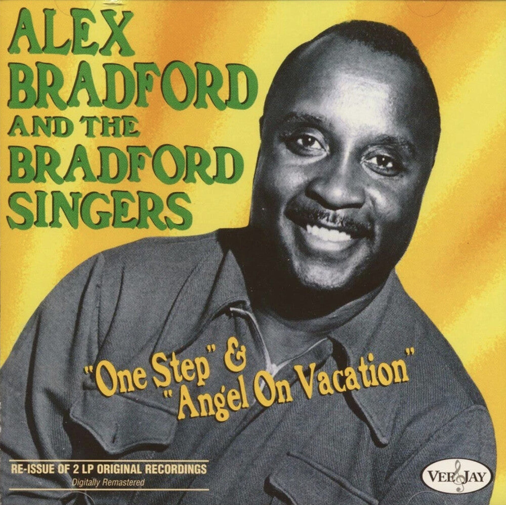 the album cover for Alex Bradford - One Step & Angel On Vacation