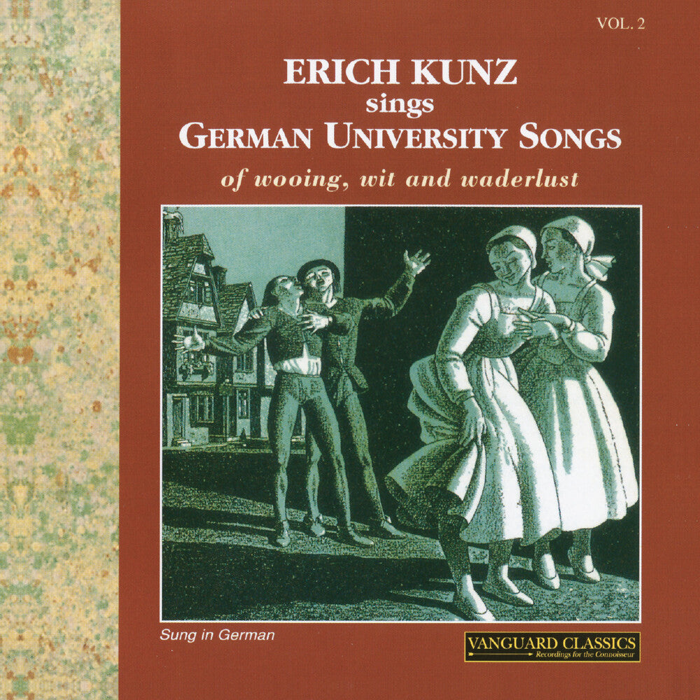 the album cover for Erich Kunz - German University Songs Vol. 2