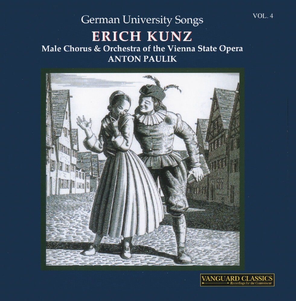 the album cover for Erich Kunz - German University Songs Vol. 4