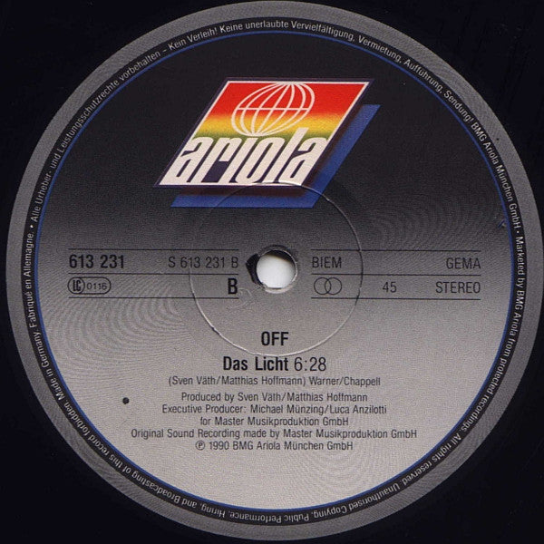 Off : Move Your Body (12", Maxi)