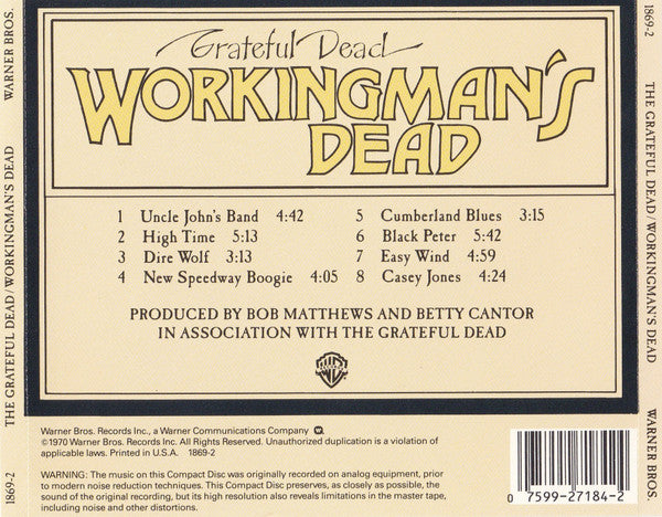 The Grateful Dead : Workingman's Dead (CD, Album, RE, Spe)